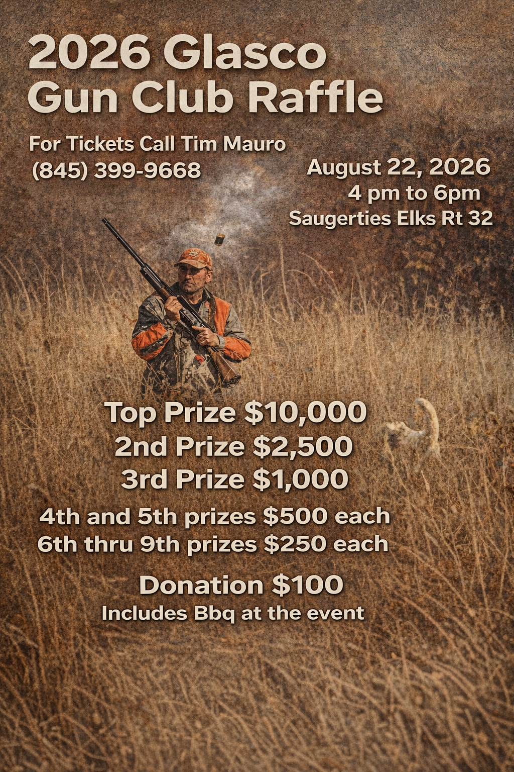 2026 Glasco Gun Club Raffle: Win Big and Enjoy a BBQ!