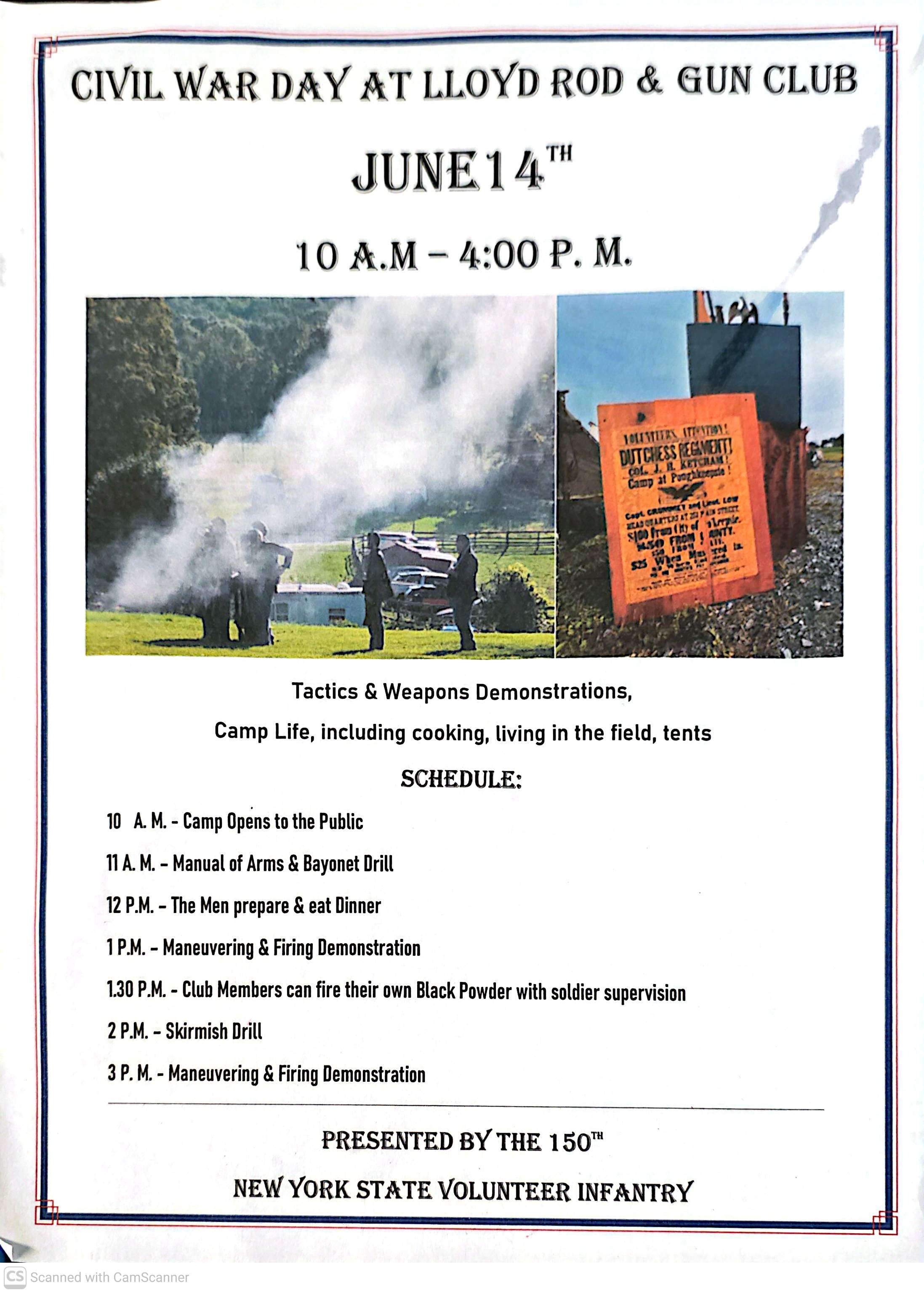 Experience History: Civil War Day at Lloyd Rod & Gun Club