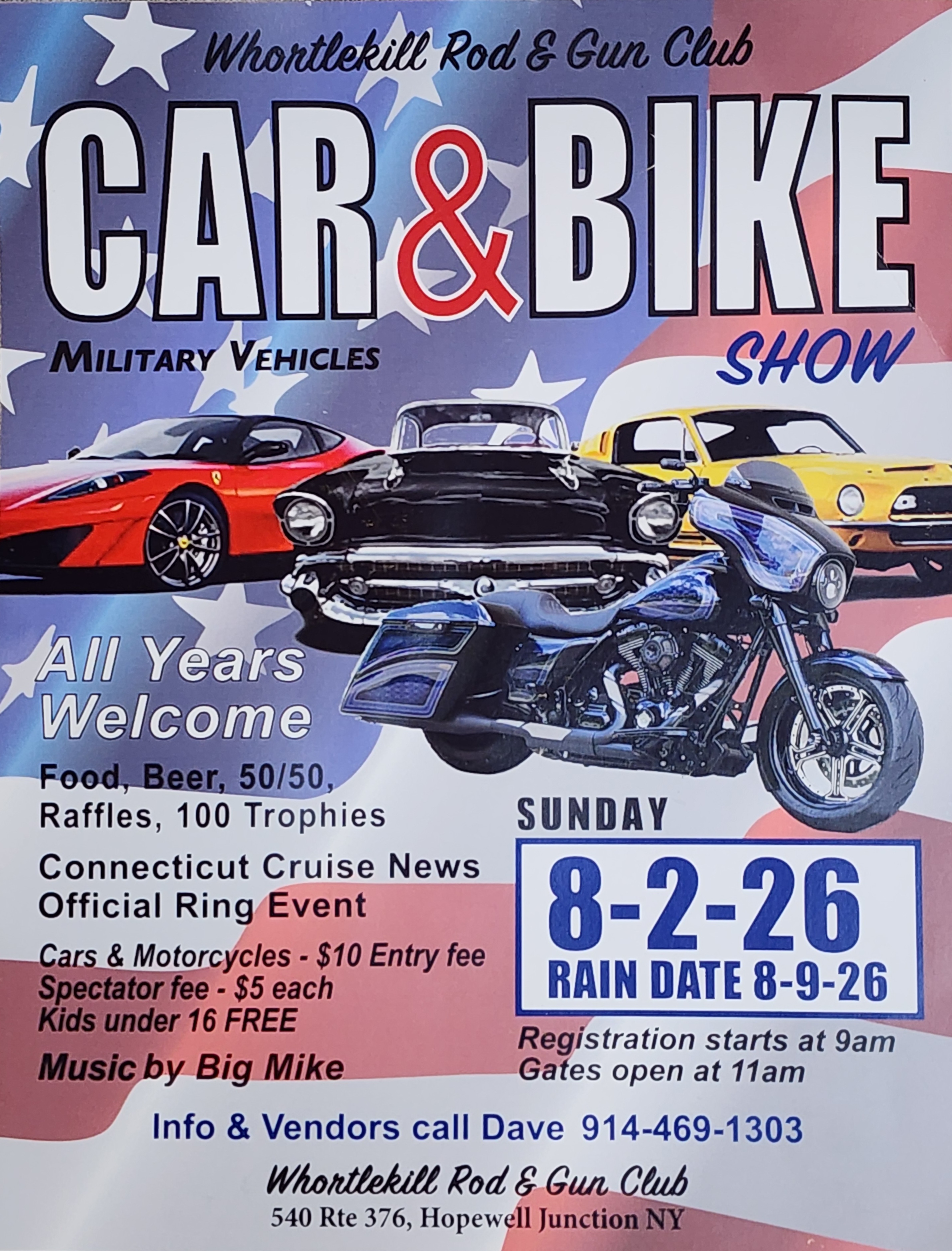 Whortlekill Rod & Gun Club Car & Bike Show