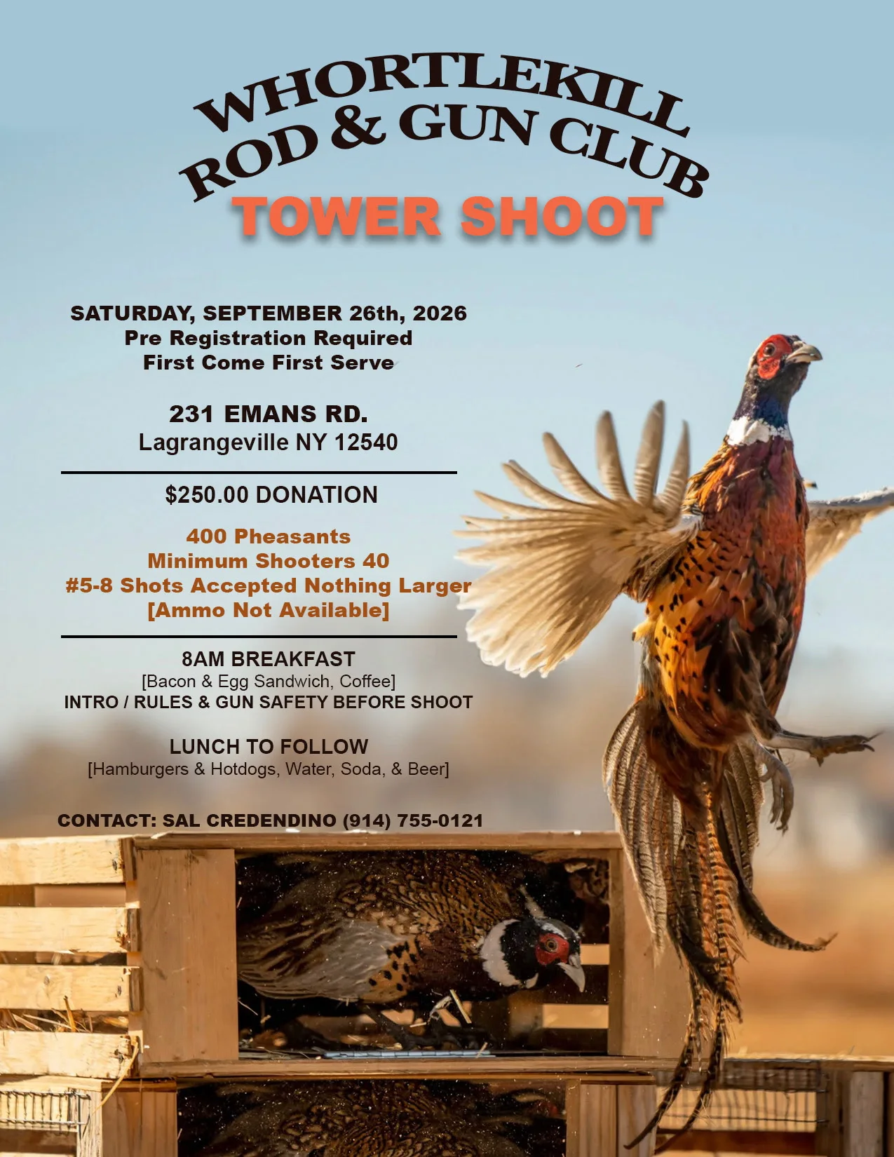 Whortlekill Rod & Gun Club Tower Shoot